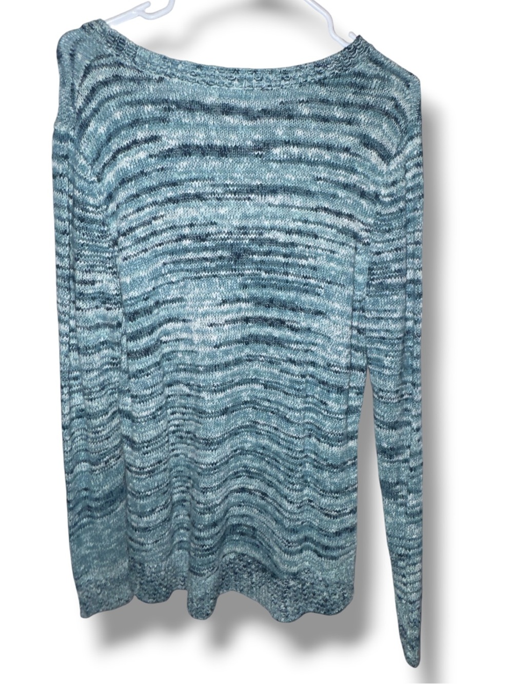 NWT Natural Reflections Space Dye Knit Sweater L - Picture 4 of 13